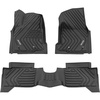 image:imageRough Country FlexFit Front Floor Mats for Toyota Tacoma 20242026 Double Cab  Custom AllWeather NonSlip TPE Liners wSpill Saver LipFront  Rear Set