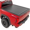 image:imageRough Country Powered Retractable Bed Cover for Toyota Tacoma 20242026 5 Bed wFactory Utility Rail  Electric Aluminum Tonneau Cover with Key Fob Control