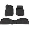 image:imageRough Country SureFit All Weather Floor Mats for Toyota Tacoma TRD Pro 20242025 Double Cab  NonSlip Waterproof Flexible Floor Mat Front amp Rear Set