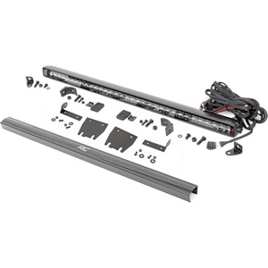 image:imageRough Country 30 LED Light Bar Kit for Jeep Wrangler JL amp Gladiator JT 20182025  Hood Mount 165W Spectrum Series 14850 Lumens Combo Spot amp Flood Beam