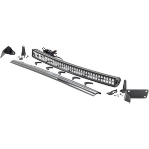 image:imageRough Country 40 Dual Row Curved LED Light Bar Bumper Mount Kit for Ram 25003500 4WD 20102018  40in Black Series LED Bar
