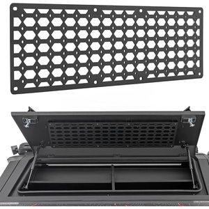 image:imageRough Country Bed Cap Door Molle Panel Kit Inside Door  Fits RC Bed Caps Only for Toyota Tacoma 20242026 Truck Bed Cap Organizer wLED Light