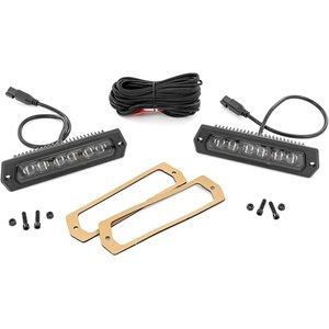 image:imageRough Country Dual 6 Flush Mount LED Light Bars for Trucks Jeeps UTV ATV RV  2880 Lumens Flood Beam Pair