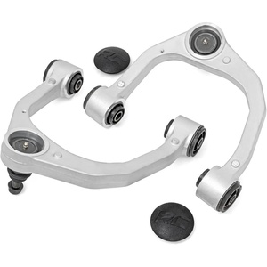 image:imageRough Country Forged Aluminum Upper Control Arms for Toyota Tacoma 20052023 4Runner 20102024  OE Upgrade 2Pack SilverSilver Finish