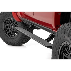 image:imageRough Country HTSeries Power Running Boards for Toyota Tacoma 20242026 Double Cab  6 Electric Retractable Steps wLED