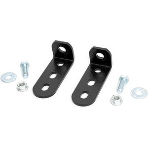 image:imageRough Country LED Whip Light Mounting Brackets for Polaris RZR 170 EFI 20092021  Set of 2 Laser Cut Steel Bed Mount Bracket