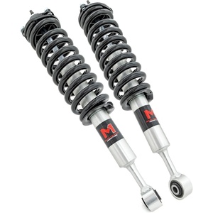 image:imageRough Country M1 Loaded Strut Pair for Toyota Tacoma 2WD4WD 20052023  Stock Height Monotube Replacement Improved Ride Control