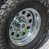 image:imageRough Country 16x8 Polished Chrome Steel Wheel  5x45 6mm Offset 330 Bore Classic OffRoad Rim for Trucks Jeeps amp SUVs16x8  5x45  6mm