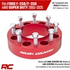 image:imageRough Country 2 8x170 Wheel Spacers for 0322 Ford Super Duty  Pair  1094ABlackAnodized Red
