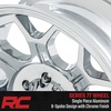 image:imageRough Country 77 Series Chrome 22x12  6x55  44mm77224412 Wheel 22 x 12 inches 6 x 5 inches 44 mm Offset