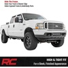 image:imageRough Country Nerf Step Bars for Ford F250F350 Super Duty 19992016 Crew Cab  Rugged Full Length Nerf Bars with Side Steps BoltOn Install