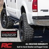 image:imageRough Country Nerf Step Bars for Ford F250F350 Super Duty 19992016 Crew Cab  Rugged Full Length Nerf Bars with Side Steps BoltOn Install