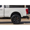 image:imageRough Country Sport Fender Flares for Ford F250F350 Super Duty 20172022  1 Tire Coverage 7 Height UVResistant ABS Paintable Matte Black