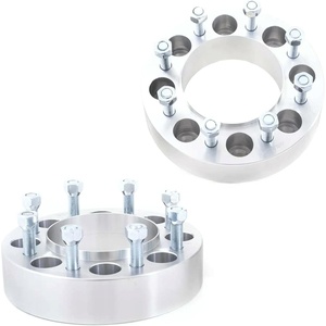image:imageRough Country 2 8x170 Wheel Spacers for 0322 Ford Super Duty  Pair  1094ABlackSilver