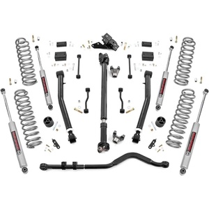 image:imageRough Country 35 Lift Kit w N3 Shock Absorbers for Jeep Wrangler JL 2Door 20242025  Includes Front amp Rear Shocks Adjustable Trackbar Lifted Coil Springs