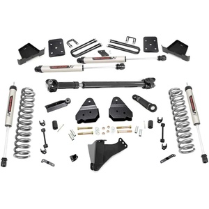 image:imageRough Country 6 Inch Lift Kit 4Link with V2 Monotube Shocks for Ford F250F350 Super Duty 20172022 wOVLDS  Fits 4 Axle Diesel Only Includes FR Driveshaft