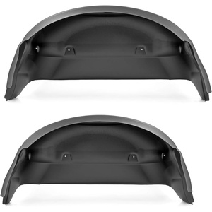 image:imageRough Country Rear Wheel Well Liners for Ford F250F350 Super Duty 20172026  HeavyDuty Black HDPE Fender Guards for Mud amp Debris Made in USA