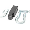 image:imageRough Country 2 Receiver DRing Shackle Kit  Hitch Pin Included  RS157ABlack