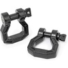 image:imageRough Country Black Forged Steel DRing Shackle Set  Pair  RS118