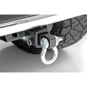 image:imageRough Country 2 Receiver DRing Shackle Kit  Hitch Pin Included  RS157ABlack