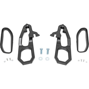 image:imageRough Country Forged Tow Hook Mounts and Bezels for RAM 1500 20192026  HeavyDuty Steel Recovery Hooks No Drill InstallationForged Tow Hooks  Bezels