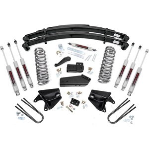 image:imageRough Country 4 Lift Kit for 19801996 Ford Bronco 4WD  Quad Shocks  520B33
