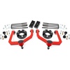 image:imageRough Country 3 Suspension Lift Kit for Nissan Titan 2WD4WD 20042024  Wheel Spacers Red Control ArmsRed Arms