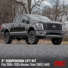 image:imageRough Country 3 Suspension Lift Kit for Nissan Titan 2WD4WD 20042024  Wheel Spacers Red Control ArmsRed Arms