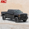 image:imageRough Country 35 Lift Kit wN3 Shocks for Chevy Silverado amp GMC Sierra 2500HD3500HD 20112019 with Factory Rear Overload Springs  Silver Control ArmsN3 Shocks  Red Control Arms