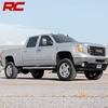 image:imageRough Country 35 Lift Kit wN3 Shocks for Chevy Silverado amp GMC Sierra 2500HD3500HD 20112019 with Factory Rear Overload Springs  Silver Control ArmsN3 Shocks  Silver Control Arms