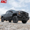 image:imageRough Country 35 Lift Kit wN3 Shocks for Chevy Silverado amp GMC Sierra 2500HD3500HD 20112019 with Factory Rear Overload Springs  Silver Control ArmsN3 Shocks  Silver Control Arms