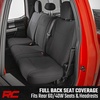 image:imageRough Country Neoprene Front Seat Cover for Ford F150 Lightning F250 amp F350 20152026 Crew Cab wFront Bench SeatRear 6040 Seat Cover Set