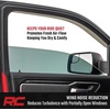 image:imageRough Country Tapeon Window Rain Guards for Ford F150Lightning F250 F350 Raptor Crew Cab 20152025  Low Profile Window Visors 4Pc Rain Guard for Trucks