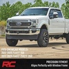 image:imageRough Country Tapeon Window Rain Guards for Ford F150Lightning F250 F350 Raptor Crew Cab 20152025  Low Profile Window Visors 4Pc Rain Guard for Trucks