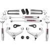 image:imageRough Country 35 Lift Kit wN3 Shocks for Chevy Silverado amp GMC Sierra 2500HD3500HD 20112019 with Factory Rear Overload Springs  Silver Control ArmsN3 Shocks  Silver Control Arms