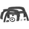 image:imageRough Country Pocket Fender Flares for Chevy Silverado 1500 20072013 59 Bed  25 Tire Coverage 9 Height Rivet Style UVResistant ABS Paintable Matte Black