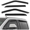image:imageRough Country Tapeon Window Rain Guards for Ford F150Lightning F250 F350 Raptor Crew Cab 20152025  Low Profile Window Visors 4Pc Rain Guard for Trucks