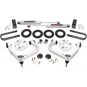 image:imageRough Country 3 BoltOn Lift Kit for 20212026 Ford F150 2WD  Forged Upper Control Arms Levels Stance Fits Up to 34 Tires