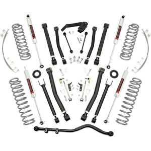 image:imageRough Country 4 XSeries Lift Kit for 0718 Jeep Wrangler JK Unlimited  67440M1 Shocks