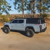 image:imageRough Country Bed Cap Roof Rack for Toyota Tacoma 20162023  Aluminum Overland Cargo Rack with Adjustable TSlot Cross Bars