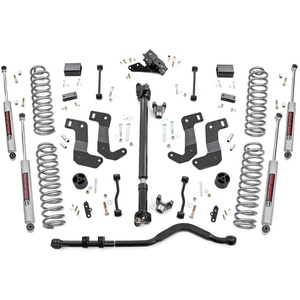 image:imageRough Country 35 Lift Kit w N3 Shocks for Jeep Wrangler JL Unlimited Rubicon 20182023 4Door  Control Arm Drop Brackets Fits up to 35 Tires