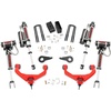 image:imageRough Country 35 Suspension Lift Kit wV2 Shocks for Chevy Silverado amp GMC Sierra 2500HD3500HD 20112019  Red Control ArmsRed Control Arms