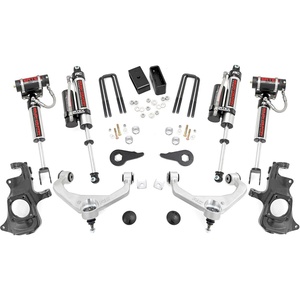 image:imageRough Country 35 Lift Kit for 20112019 ChevyGMC 25003500 2WD4WD  95770Vertex Shocks  Silver Arms