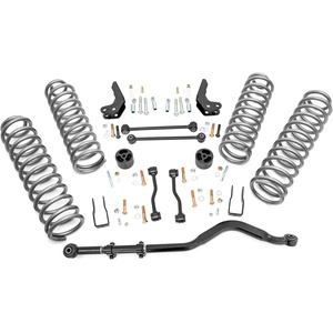 image:imageRough Country 35 Suspension Lift Kit wV2 Shocks for Chevy Silverado amp GMC Sierra 2500HD3500HD 20112019  Red Control ArmsAluminum Control Arms